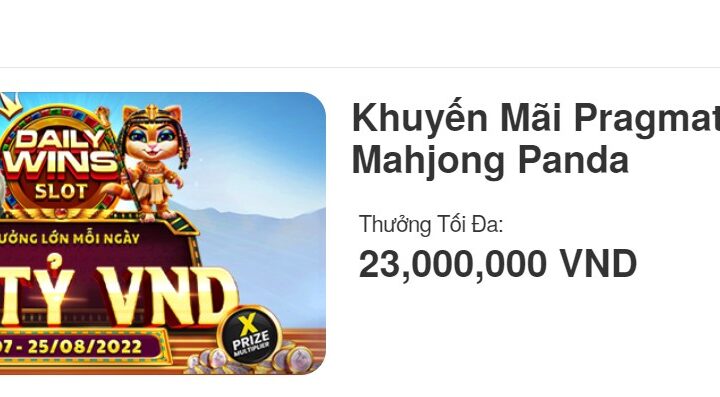 Khuyến Mãi Pragmatic Hàng Ngày – Mahjong Panda Tại V9BET!