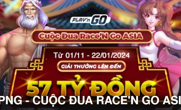 SLOT PNG – CUỘC ĐUA RACE’N GO ASIA